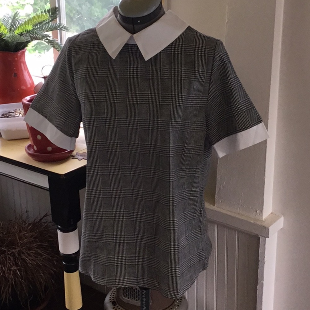 Houndstooth top